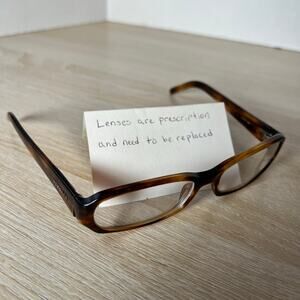 Versace Mod.3072 163 Eyeglasses Rectangular Brown Frames 53-16-135 Italy